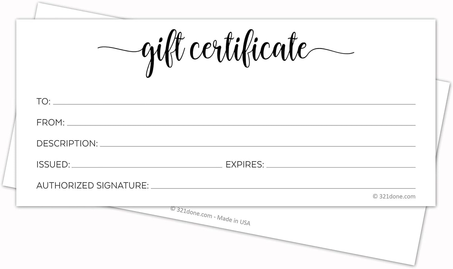 $150 Gift Certificate