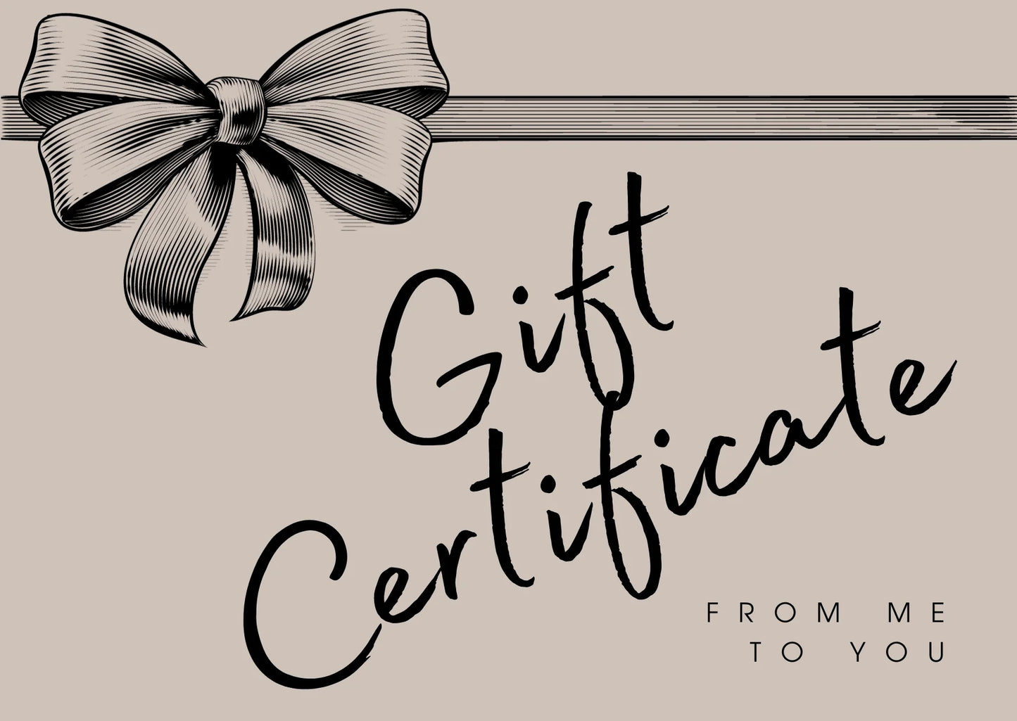 $100 Gift Certificate