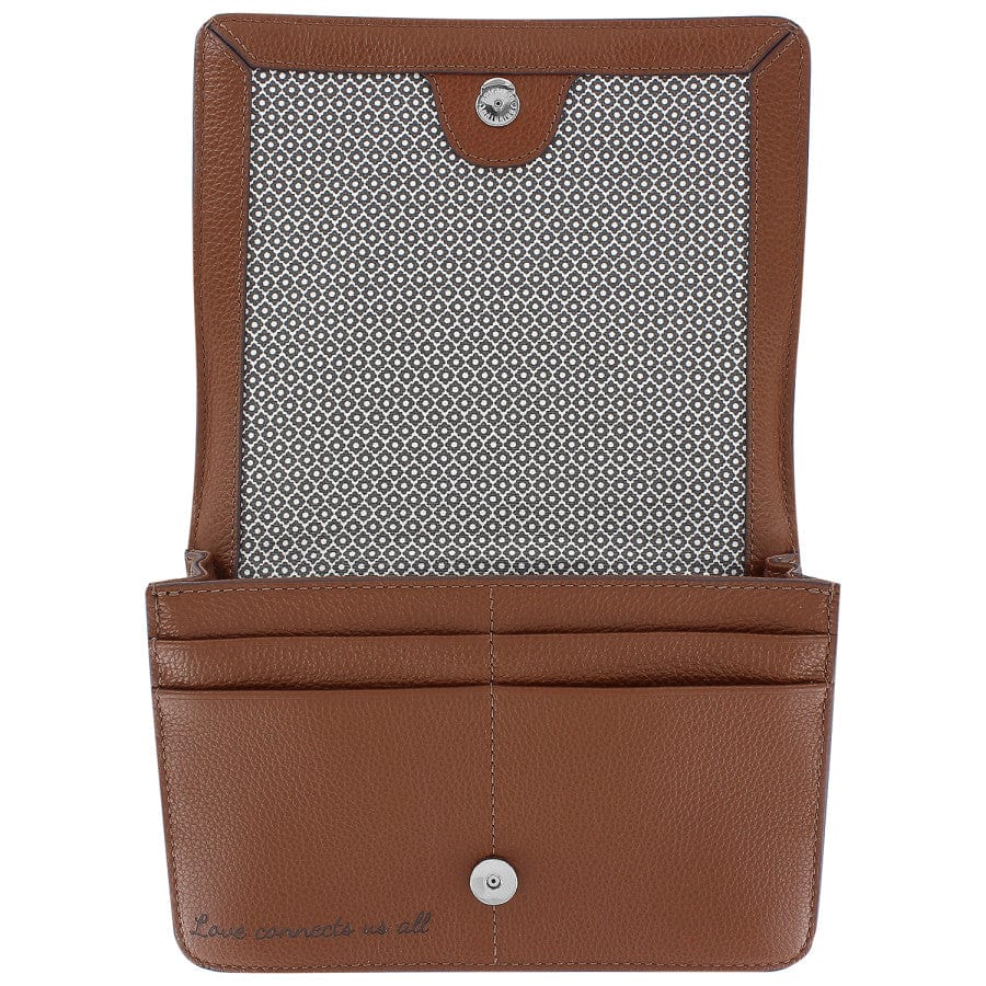 Brighton Emmy Flap Bag- Bourbon