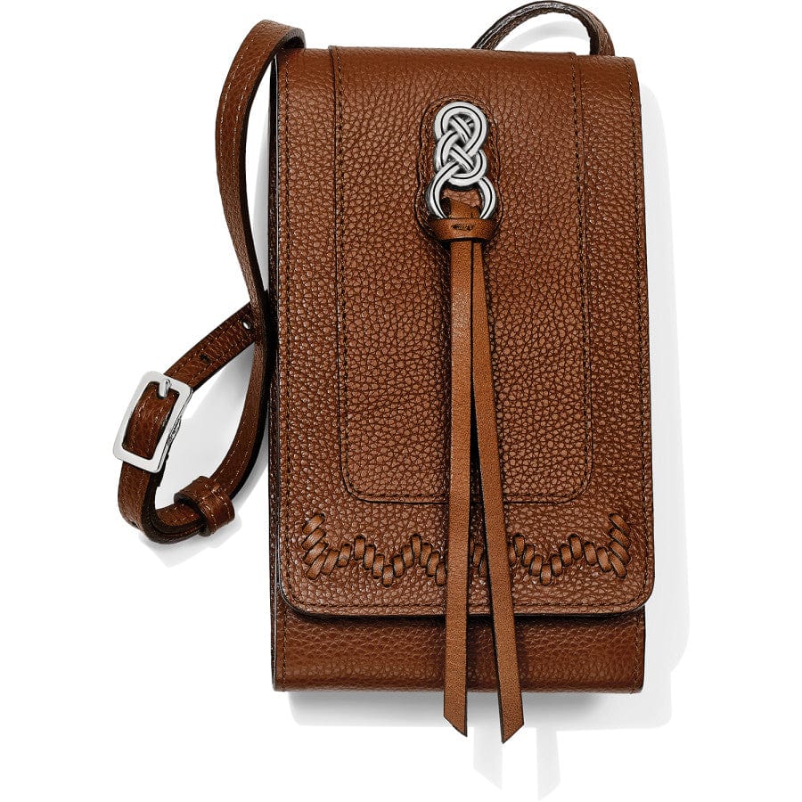 Brighton Interlok Phone Organizer- Bourbon