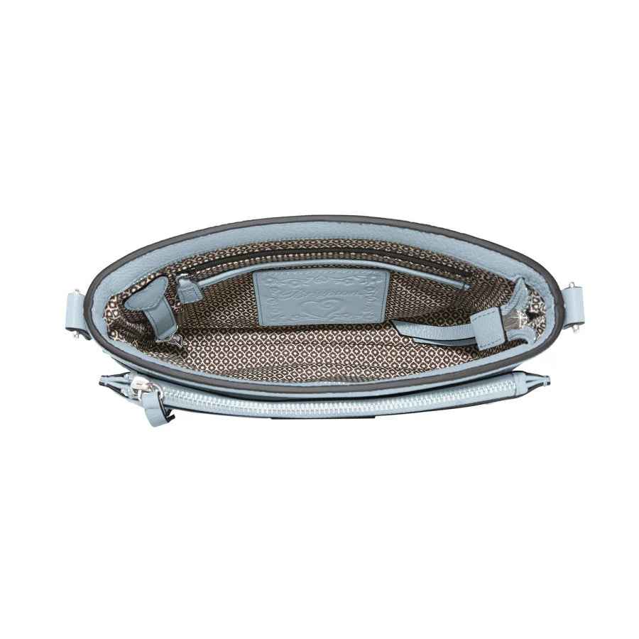 Brighton Jordyn Cross Body Organizer- Cloud Blue
