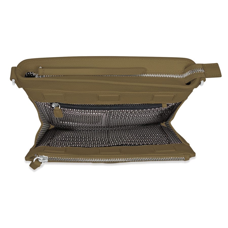 Brighton Jordyn Cross Body Organizer- Olive