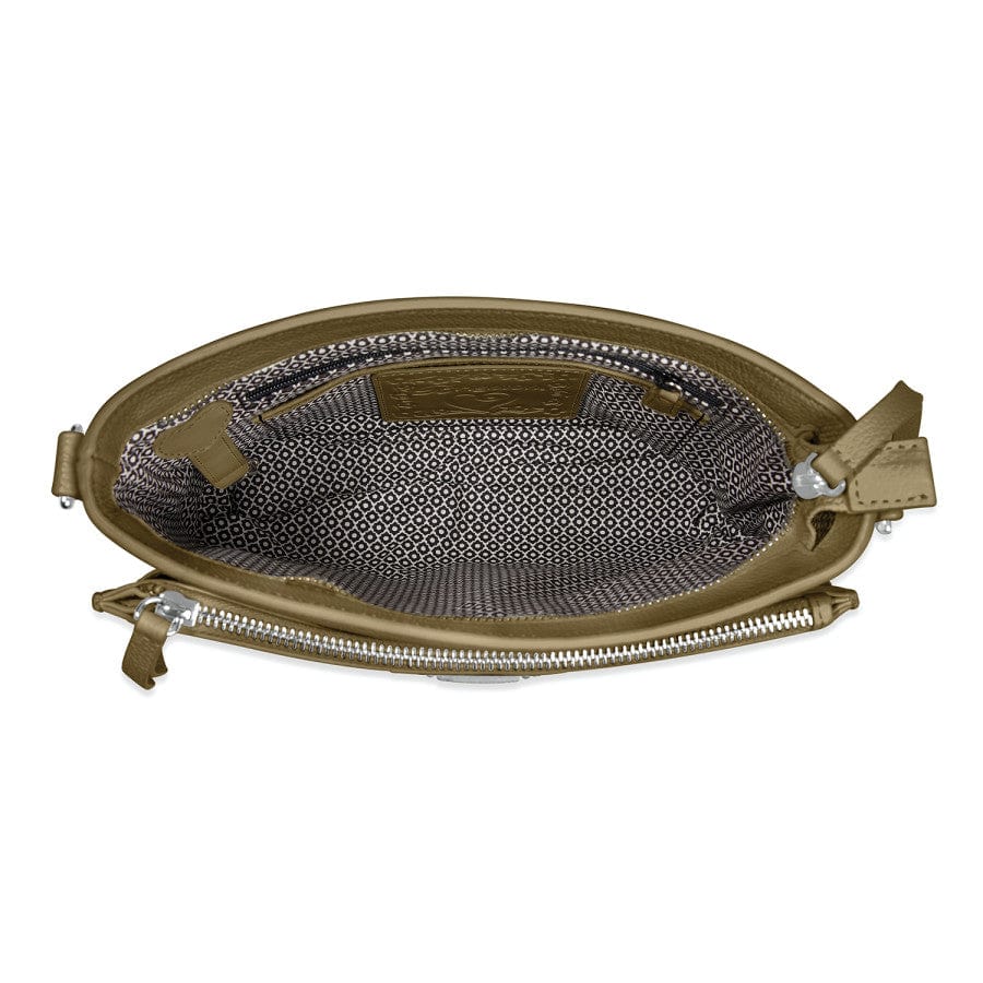 Brighton Jordyn Cross Body Organizer- Olive