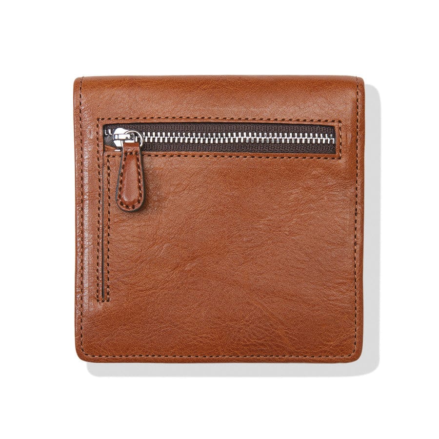 Brighton La Volta Medium Folio Wallet-Cognac