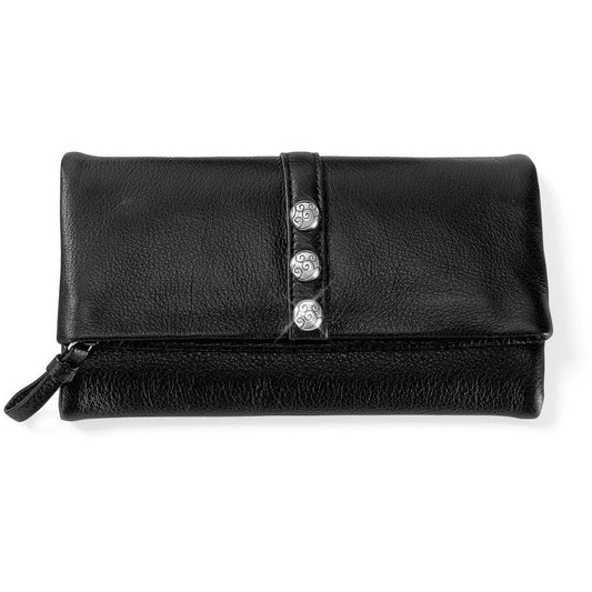 Brighton Nolita Shimmer Large Wallet- Black