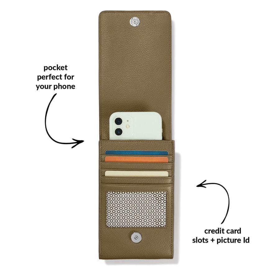 Brighton Pretty Tough Phone Organizer- Olive