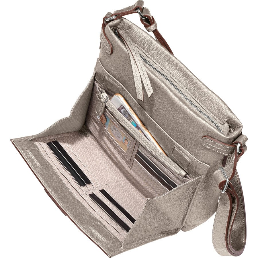 Brighton Royce Organizer Bag- Zinc Pearl