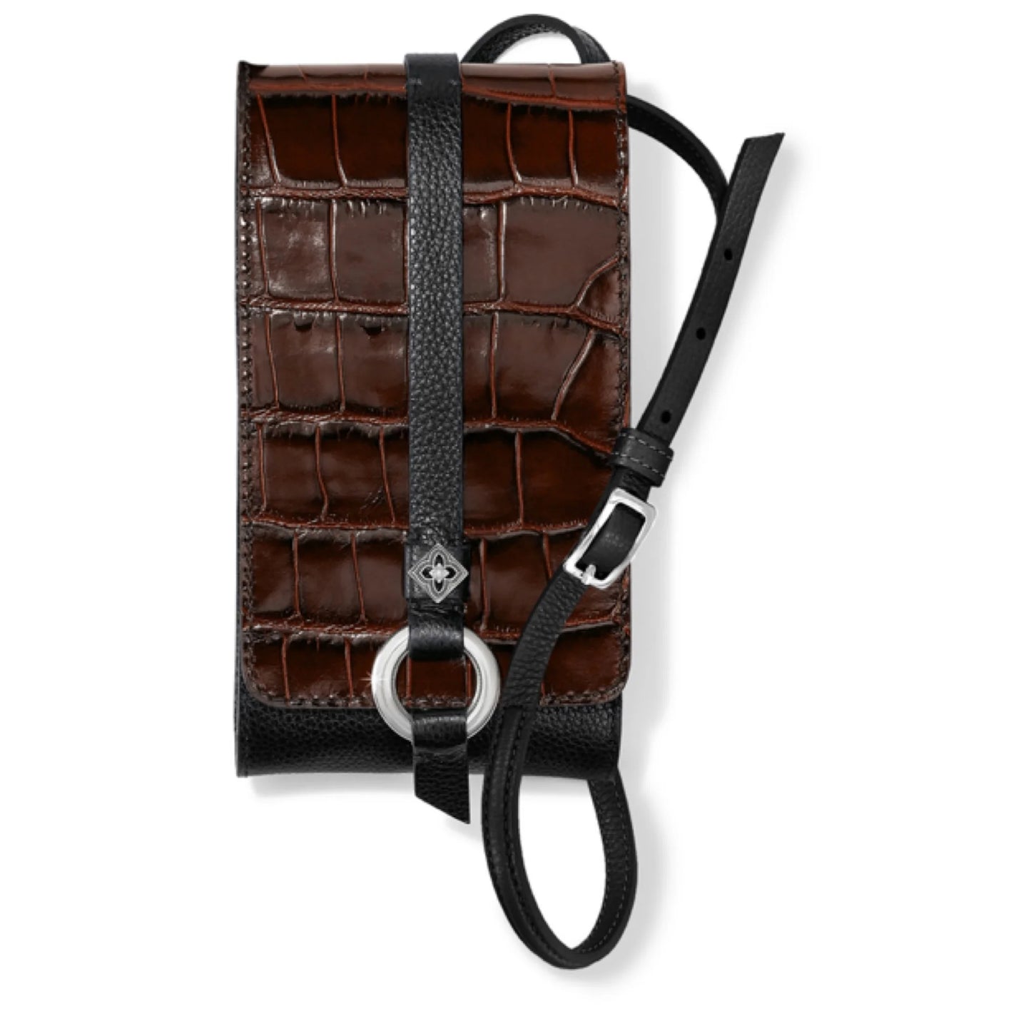 Brighton Dark Brown / Black Toledo Phone Organizer