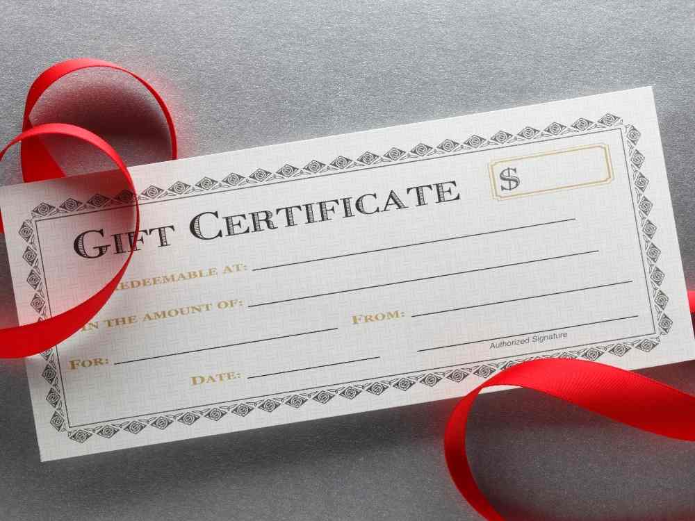 $25 Gift Certificate