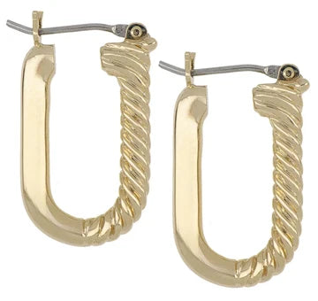 John Medeiros Diamante - Small Paper Clip Link Earrings