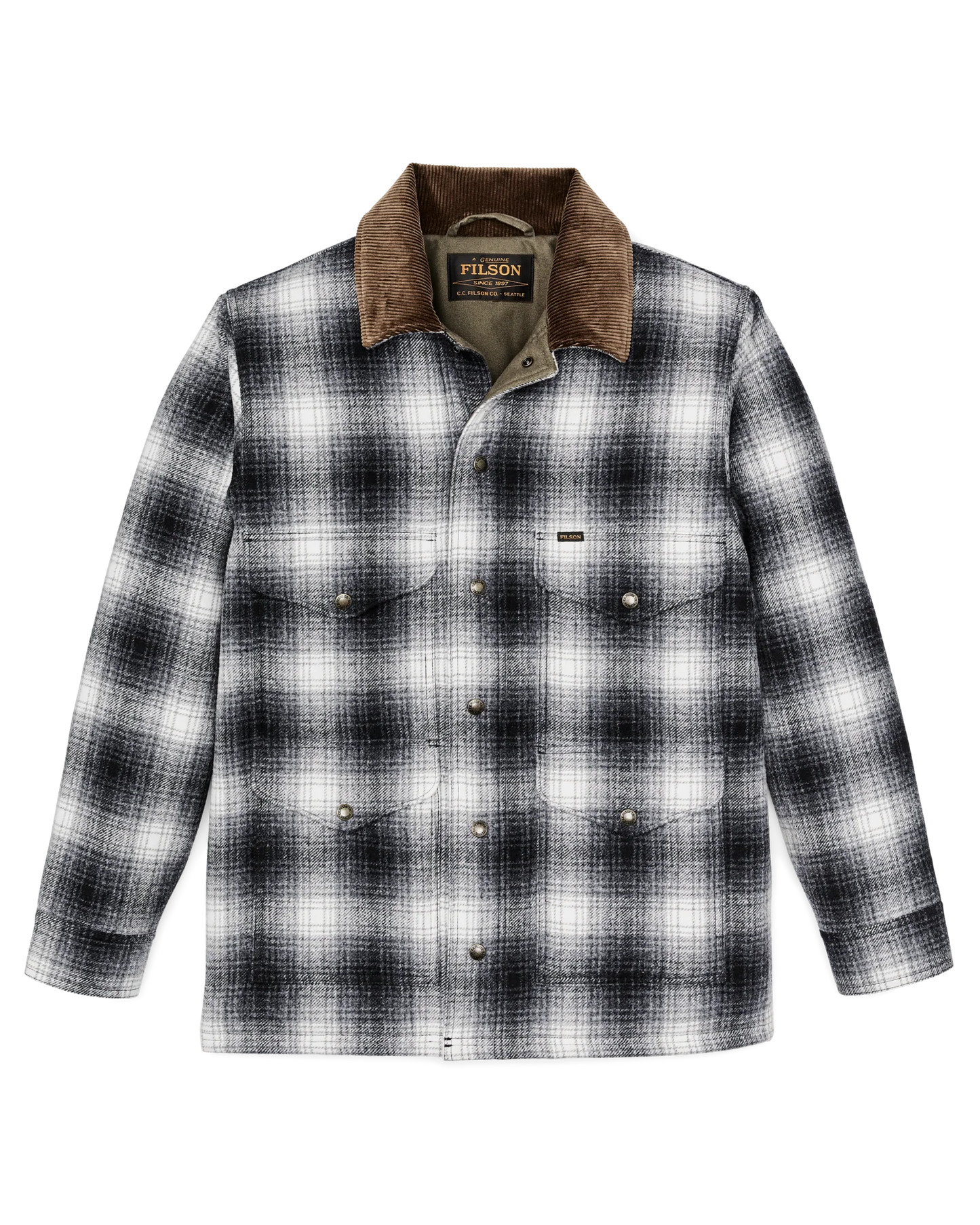 Filson Spokane Insulated Cruiser-Charcoal Ombré