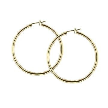 John Medeiros Large Hoop Earrings