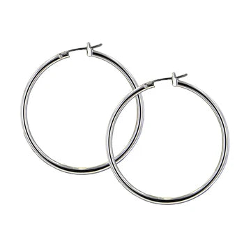 John Medeiros Large Hoop Earrings