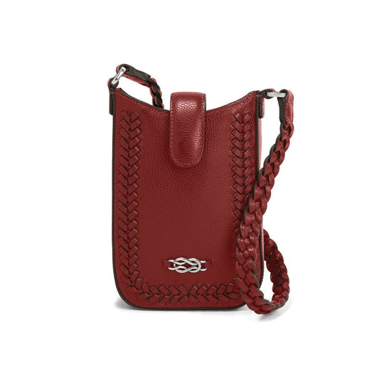 Brighton Interlok Harmony Phone Organizer-Chilli Pepper