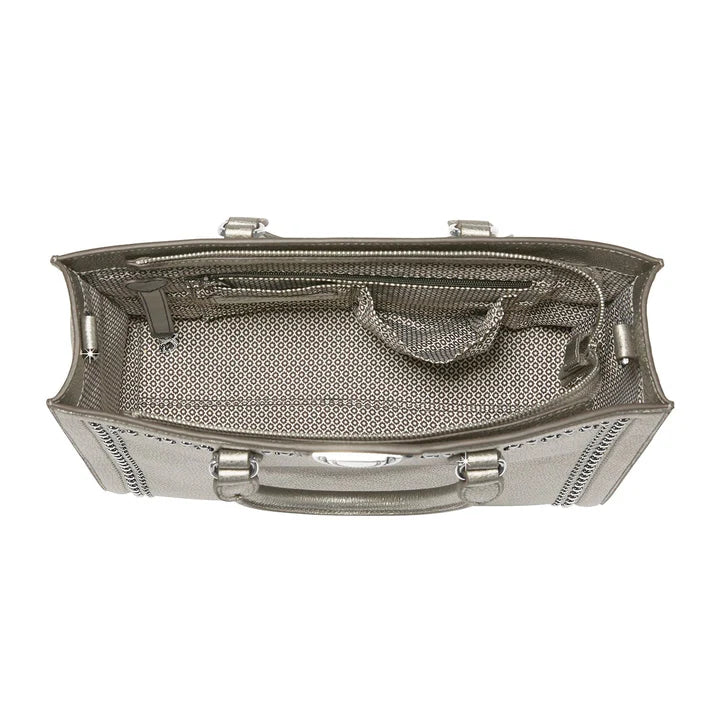 Brighton Jaxon Tote- Titanium*