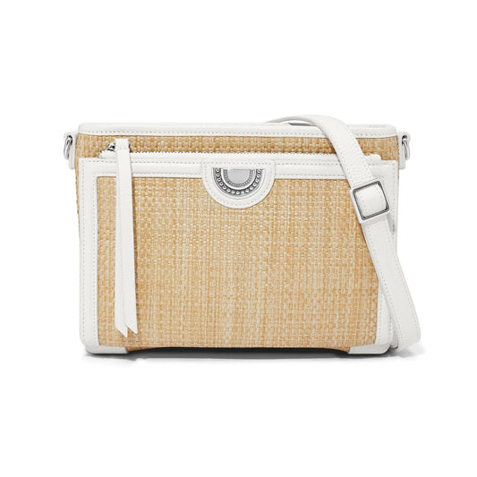 Brighton Jordyn Straw Cross Body Organizer