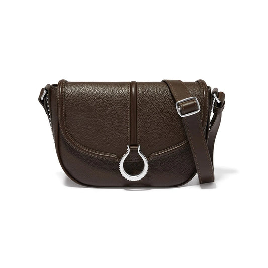 Brighton Weston Saddlebag- Cocoa Tobacco
